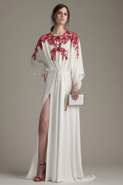 Monique Lhuillier Resort 2016——百花争艳