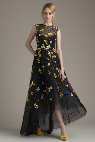 Monique Lhuillier Resort 2016——百花争艳