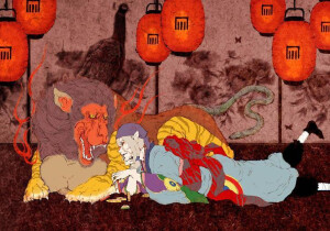 「Mononoke」怪化猫 . モノノ怪. 卖药郎