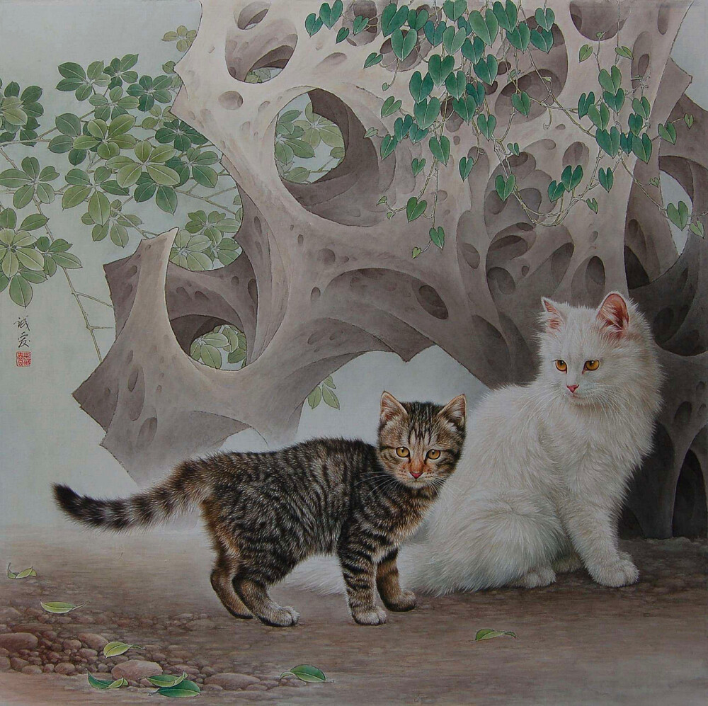郉诚爱 工笔画。 - 高清图片，堆糖，美图壁纸兴趣社区