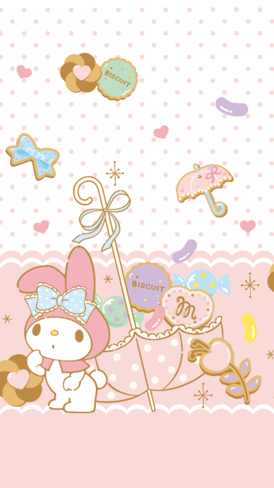 sanrio melody 這個繫列很可愛官網壁紙