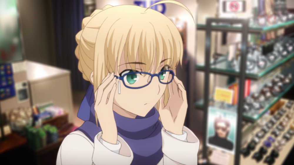 fate stay night。ubw 无限剑制 saber 吾王 眼睛娘