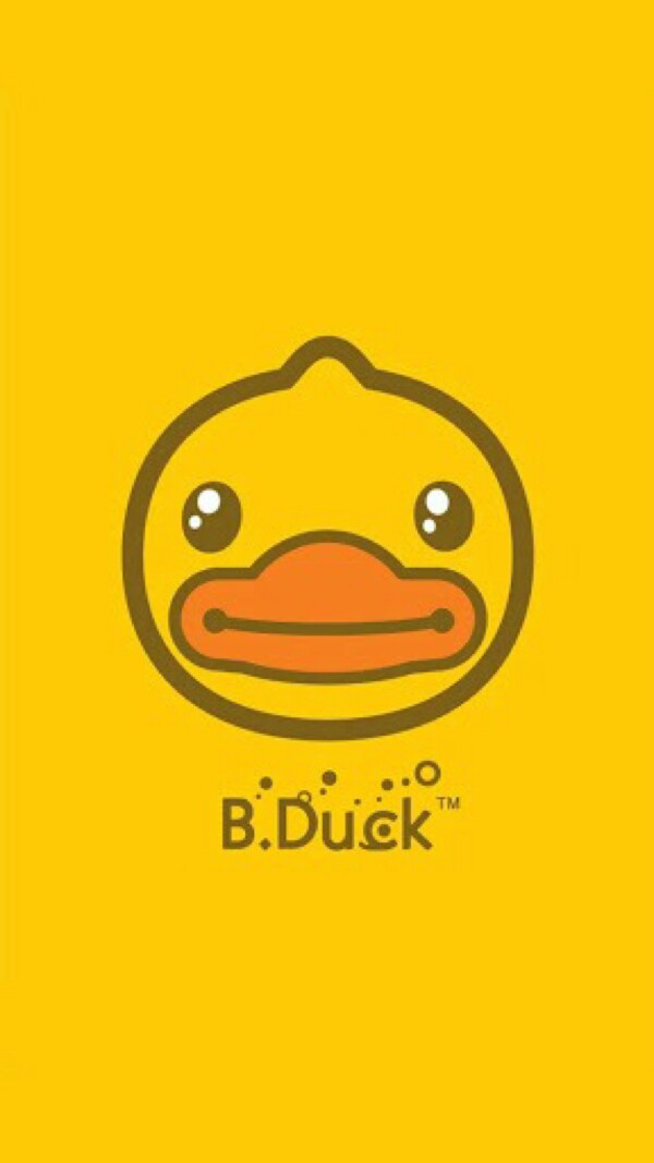 bduck 简洁 可爱 卡通 手机壁纸 锁屏壁纸