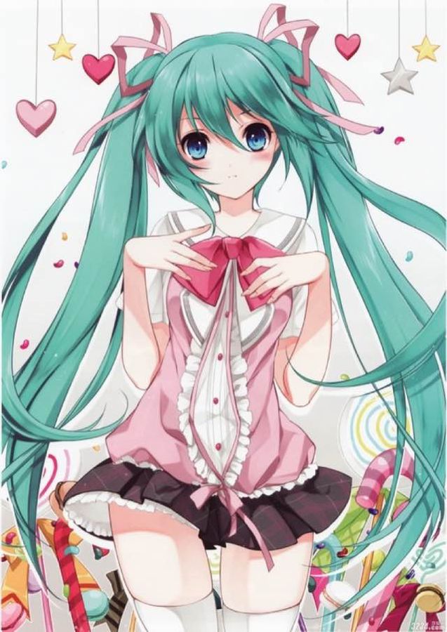 初音未来 萌萌哒的双马尾