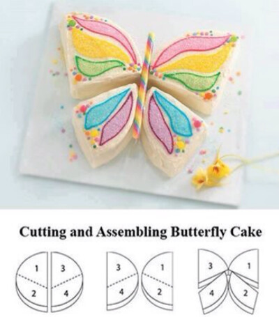蝴蝶蛋糕做法 简单又别致
