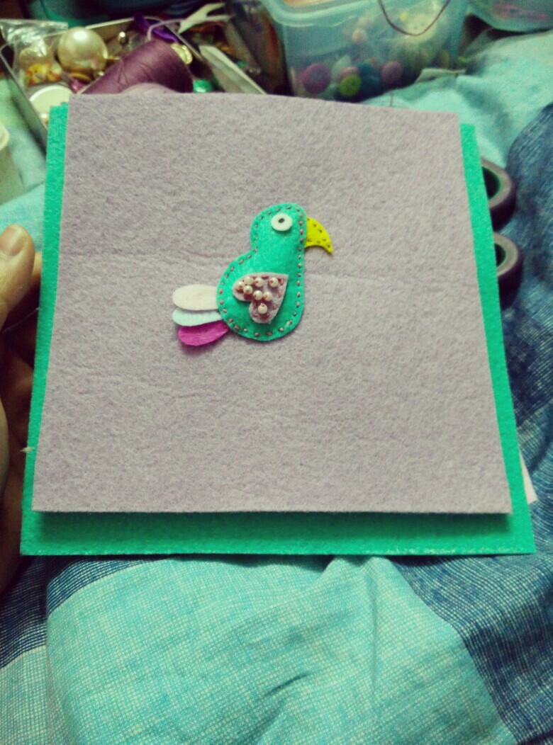 #给小娃娃做的不织布认知书#