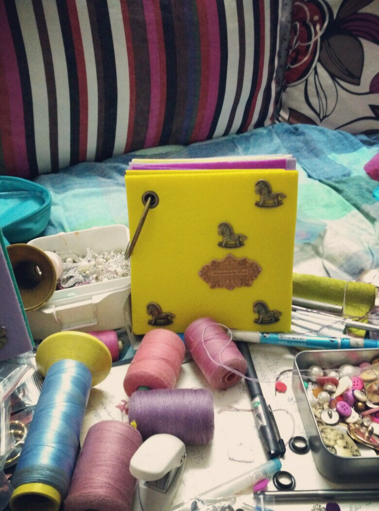 #给小娃娃做的不织布认知书#