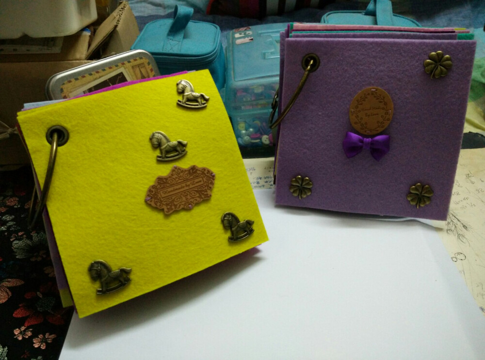 #给小娃娃做的不织布认知书#