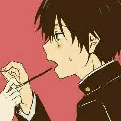 ＃二次元＃动漫#冰菓#折木奉太郎#情侣头像＃男生『你是我的另一半』