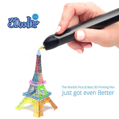 Kickstarter 3Doodler2.0世界第一支3D立体打印笔 涂鸦笔空中作画