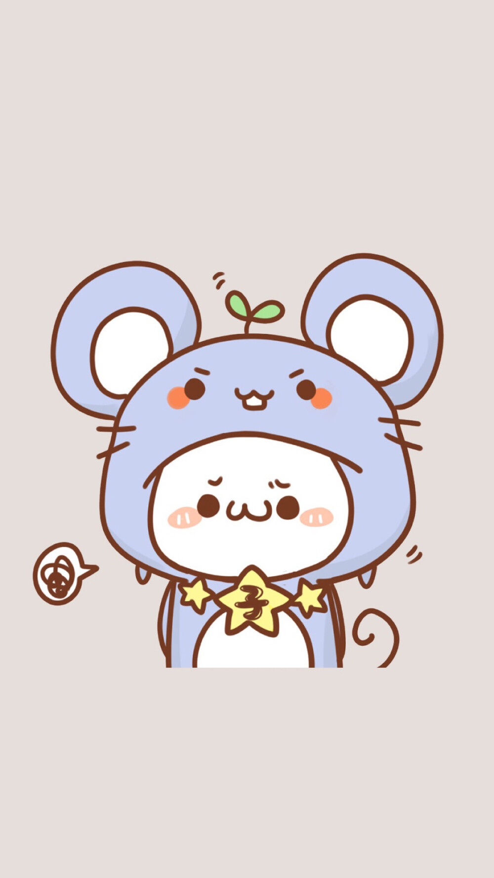 手机壁纸 高清壁纸 可爱壁纸 iphone壁纸 可爱 颜文字 十二生肖颜文字