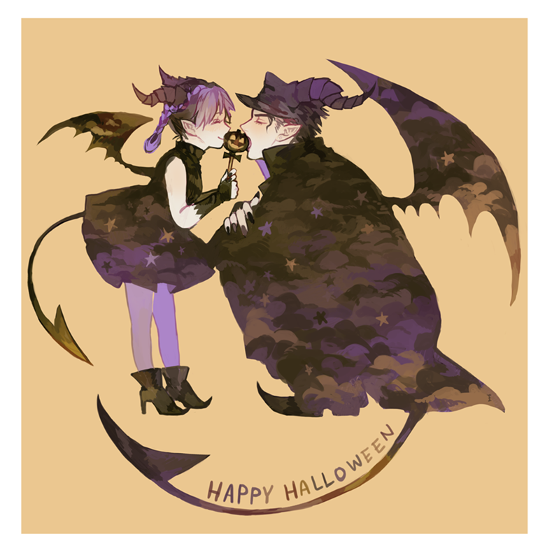 jojo 欧拉父女wwww happy halloween!