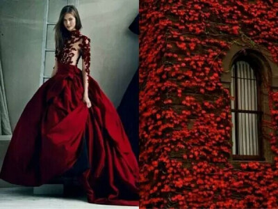 俄罗斯博主Liliya Hudyakova，一个灵感泉涌执行力超强的姑娘，她竟然把好多时装的灵感来源都扒出来了。我不知道她是用什么手段将这些衣服都找到对应的风景照片做原型，这一定是相当大的工作量，而且两者往往是那么的…
