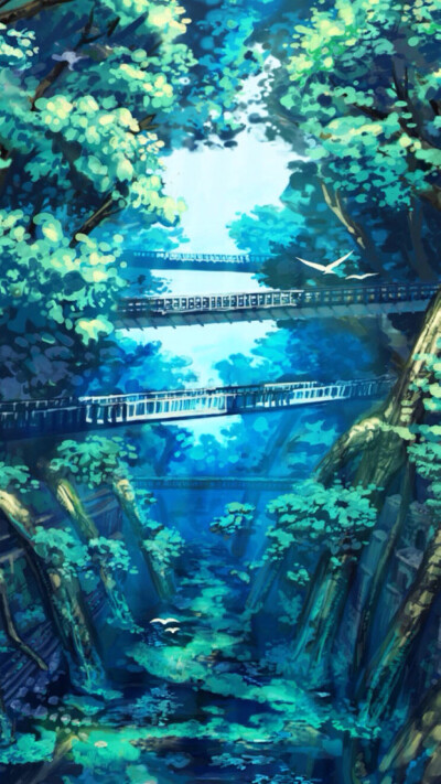 二次元 Girl 壁纸 萌 插画 背景 治愈 ^o^