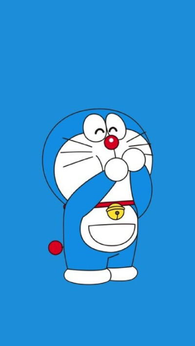 就算不快乐也不要皱眉，因为你永远不知道谁会爱上你的笑容 哆啦A梦 机器猫 蓝胖子
