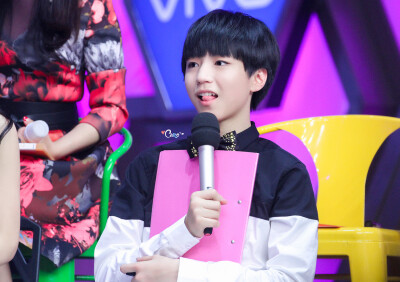 TFBOYS王俊凯 2015.03.22 快乐大本营录制现场。