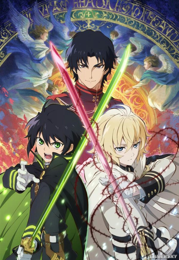 2015年4月新番，《终结的炽天使》「終わりのセラフ Seraph of the end」类型：奇幻，热血 人类与吸血鬼的战争