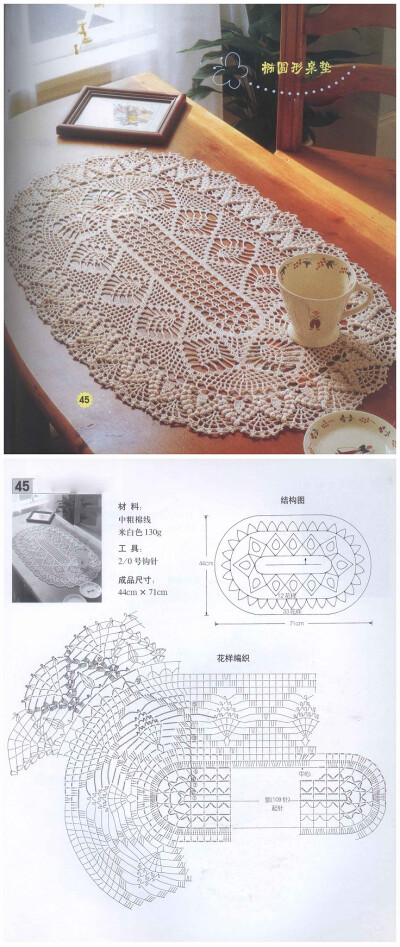 【钩针编织】台布