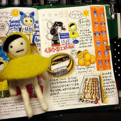 手帐 排版 插画