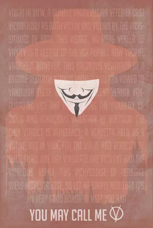 最适合做手机壳的二十张壁纸 8 V字仇杀队 V for Vendetta