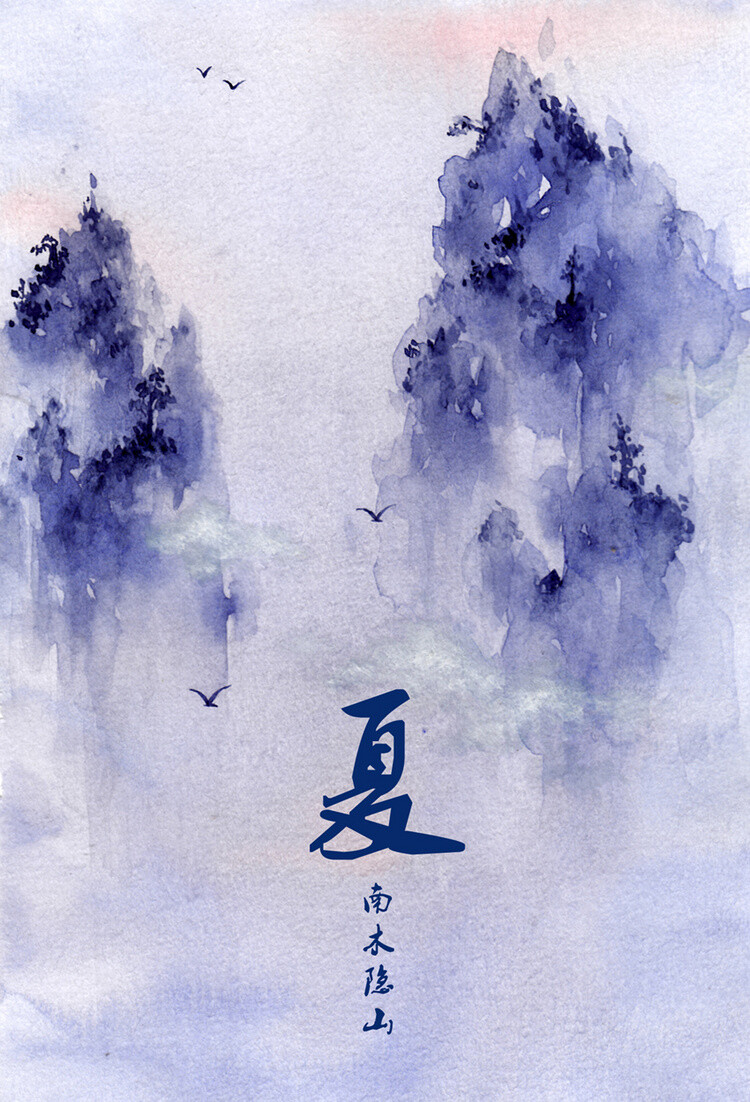 插画 壁纸 古风 海报 唯美 素雅 场景 封面 意境