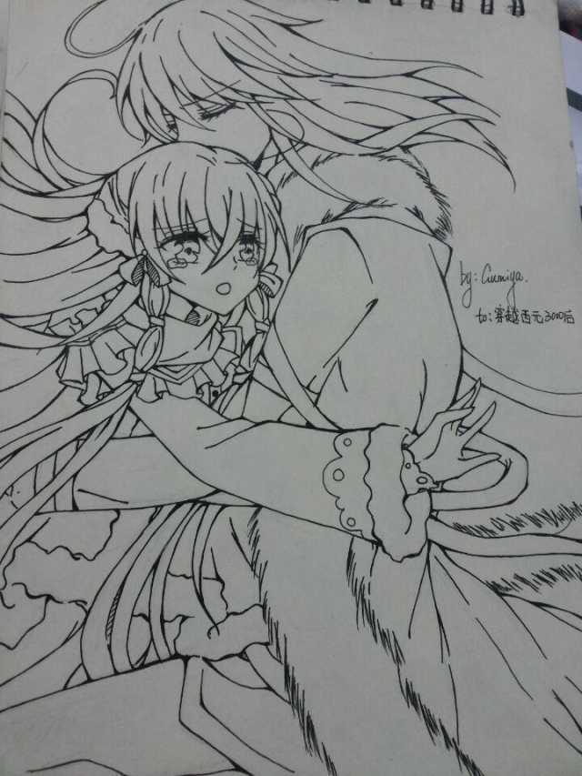 穿越西元3000后手绘byx紫x喜欢就关注我吧