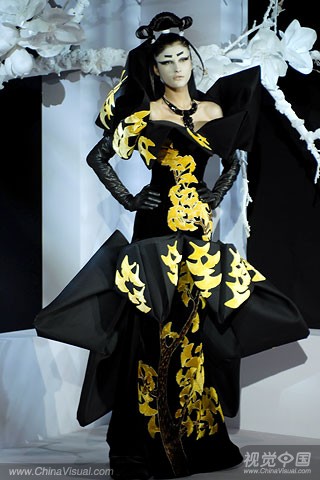 john galliano dior 服装 服装秀 时装周 高级定制 鬼才 中国风 日本 古装 民族风 部落风