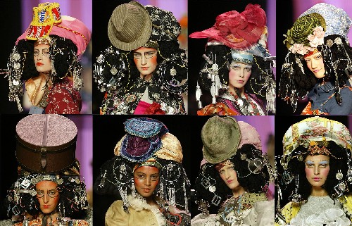 john galliano dior 服装秀 时装周 鬼才设计师 中国风 日本 部落风 民族风 复古