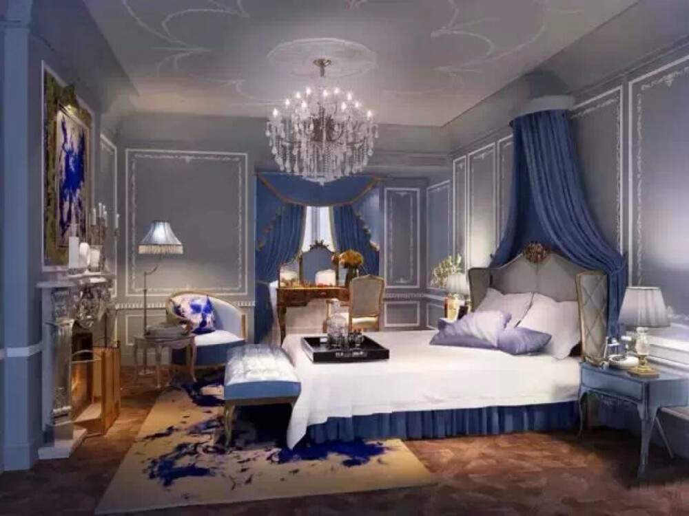 欧式室内设计，令人陶醉的软装饰。