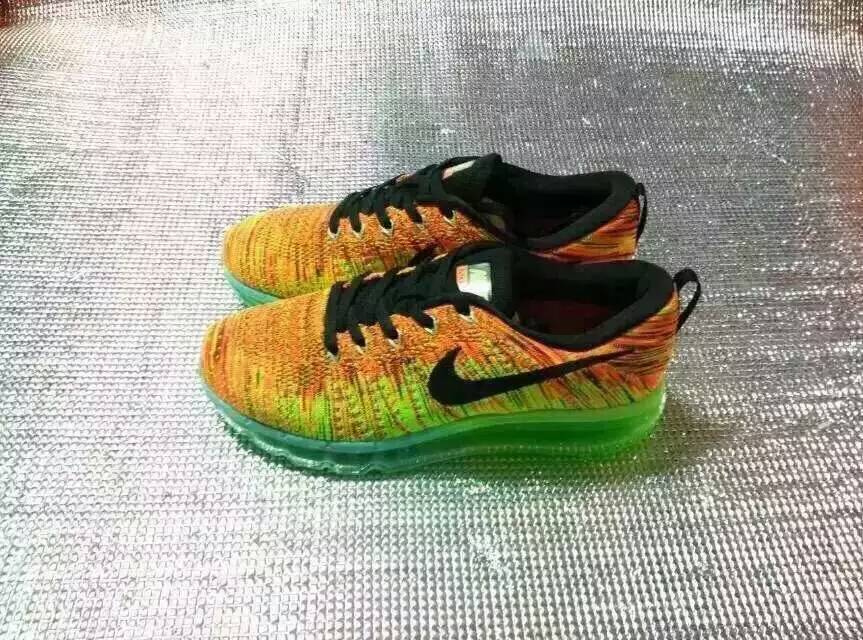 现货实拍：Nike 飞线 兰橘色双色 40-45