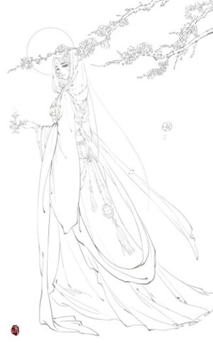 ♚古风线稿