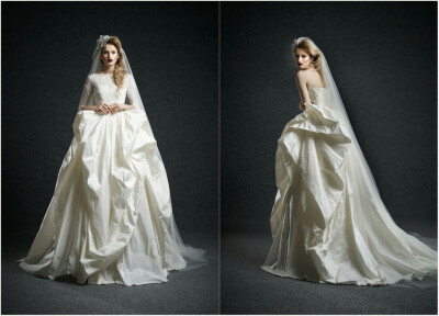 Ersa Atelier 2015 秋冬婚纱系列——当宫廷式的婚纱邂逅复古的发型与唇色
