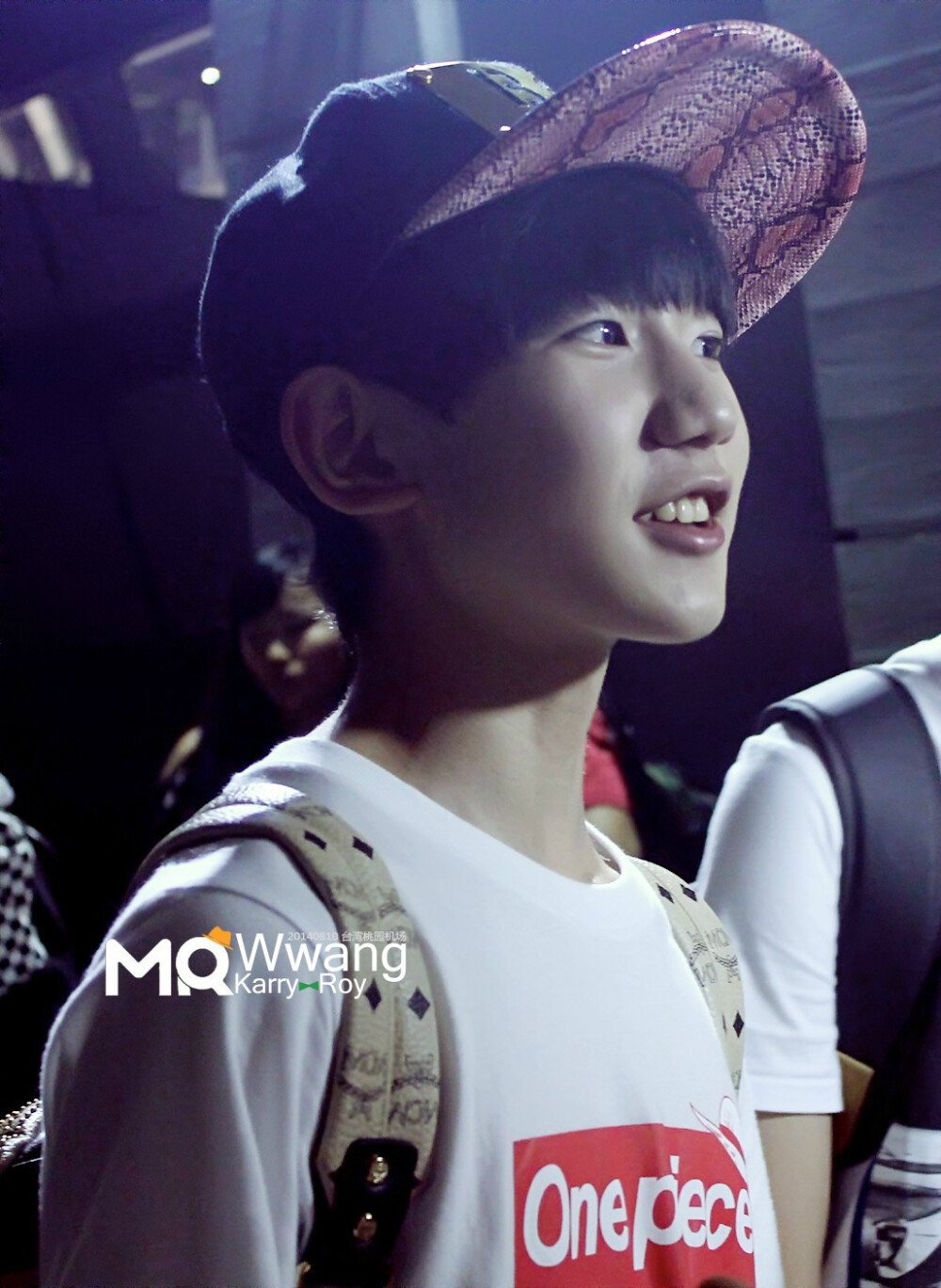 TFBOYS王源 140810香港赴台湾 cr:Mr_Wwang_凯源王炸站