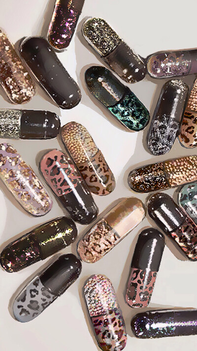 时尚，创意，豹纹，金色，壁纸