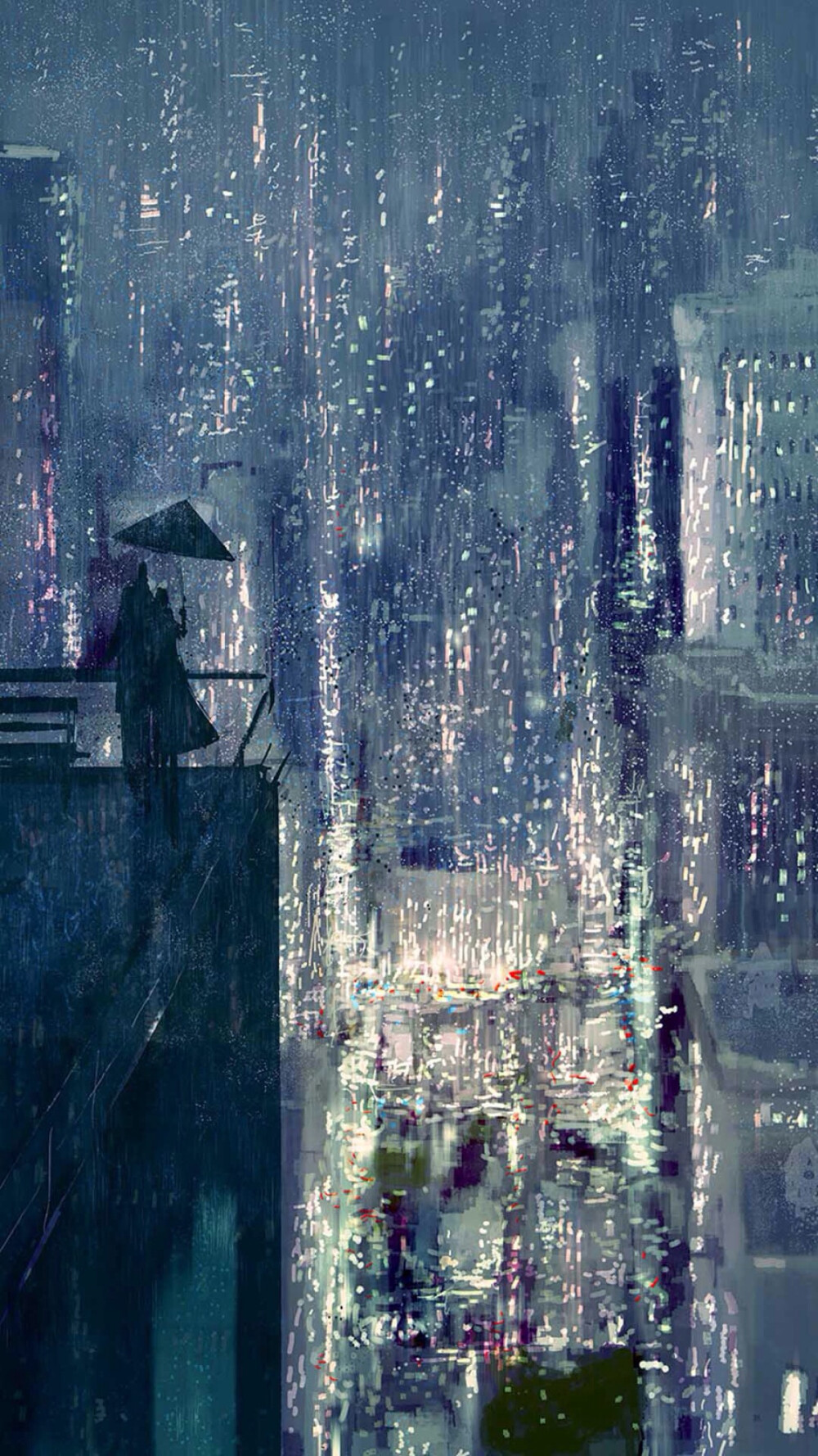 二次元girl壁纸萌插画背景治愈o