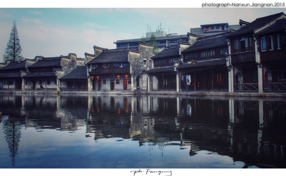 【舍弃车尘马足，临风赏柳；南下相携而行，聊赠一春。】2015/江南