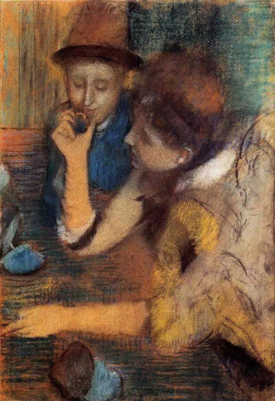 埃德加·德加 （Edgar Degas，1834—1917） 印象派重要画家 我们以德加为例 看看大师手中的色粉笔