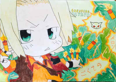 家庭教师…狱寺隼人…手绘…