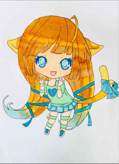 Q版人物…手绘…