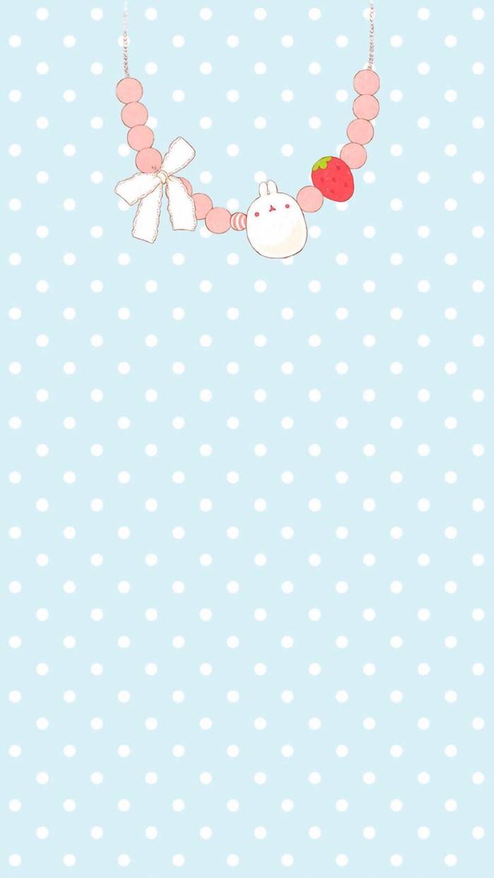 小清新平铺碎花小清新动物可爱格子图萌物图手机壁纸