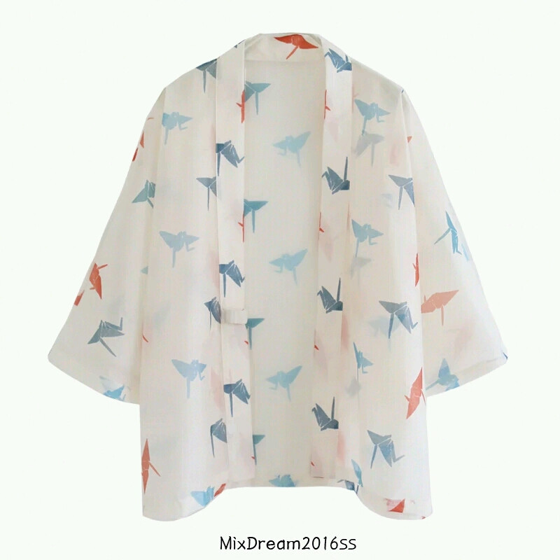 千纸鹤，日式和风浴衣和服开衫。【收图请赞一个，摸摸大~】