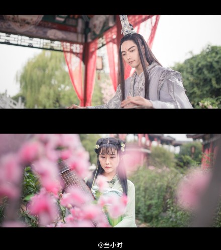 去家千里，拜上长留， 素衣轻羽，冰敛横霜， 白衣入画，一见倾城， 桃花醉时，暗生柔肠， 吴越山青，江头潮平。@W小小白W @姚璇_西子