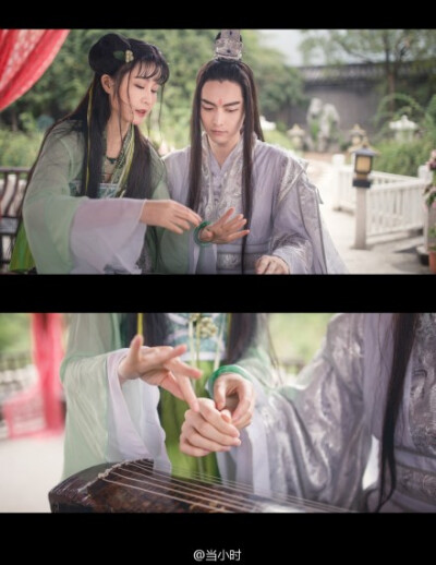 去家千里，拜上长留， 素衣轻羽，冰敛横霜， 白衣入画，一见倾城， 桃花醉时，暗生柔肠， 吴越山青，江头潮平。@W小小白W @姚璇_西子