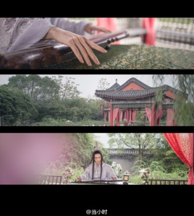 去家千里，拜上长留， 素衣轻羽，冰敛横霜， 白衣入画，一见倾城， 桃花醉时，暗生柔肠， 吴越山青，江头潮平。@W小小白W @姚璇_西子