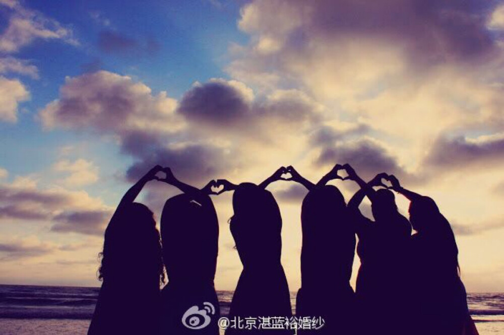 背影 剪影 和闺蜜一起照~