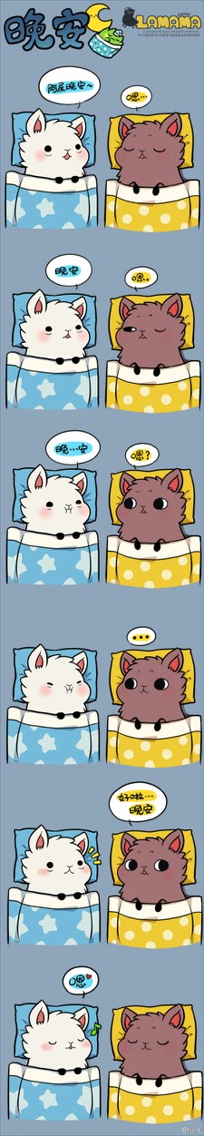 羊驼驼和他的朋友们 “阿屎，我就是想听你说句晚安≧﹏≦”♡
