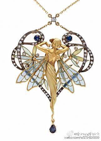 我收集的Masriera-Art Nouveau珐琅天使小翅膀系列~~~都是古董~欣赏下吧~