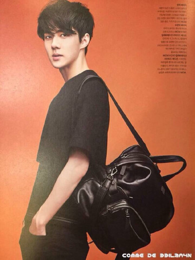 #世勋# #吴世勋# 【COMME DE】1506018 推特更新 THE CELEBRITY 7月号 EXOxMCM合作海报 世勋相关 1p