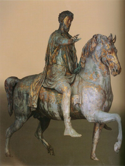 古罗马美术 雕塑 《马尔克·奥利略雕像》