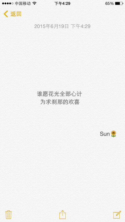 Sun 原创备忘录文字